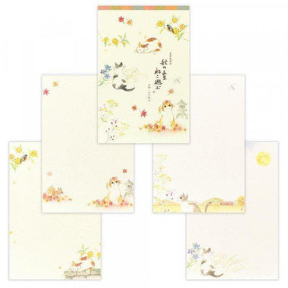 Letter Writing Set Nekorobi - Autumn