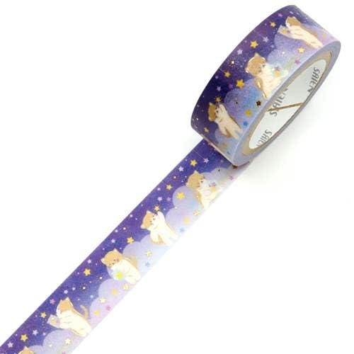 Saien Foil Series Silver Foil Washi Tape  - Star Picking