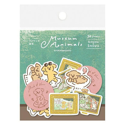 Japanese Washi Flake Sticker Bag Museum Animals Series - The Birth of Venus