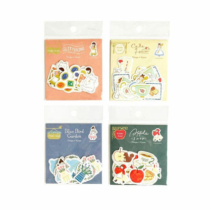 Japanese Washi Flake Sticker Bag Autumn Series - Glittering