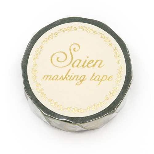 Saien Foil Series Silver Foil Washi Tape  - Snow Drop