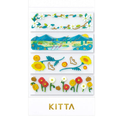 Hitotoki KITTA Clear Series PET Portable Sticker - Bright