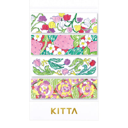 Hitotoki KITTA Basic Series Portable Sticker - Plants