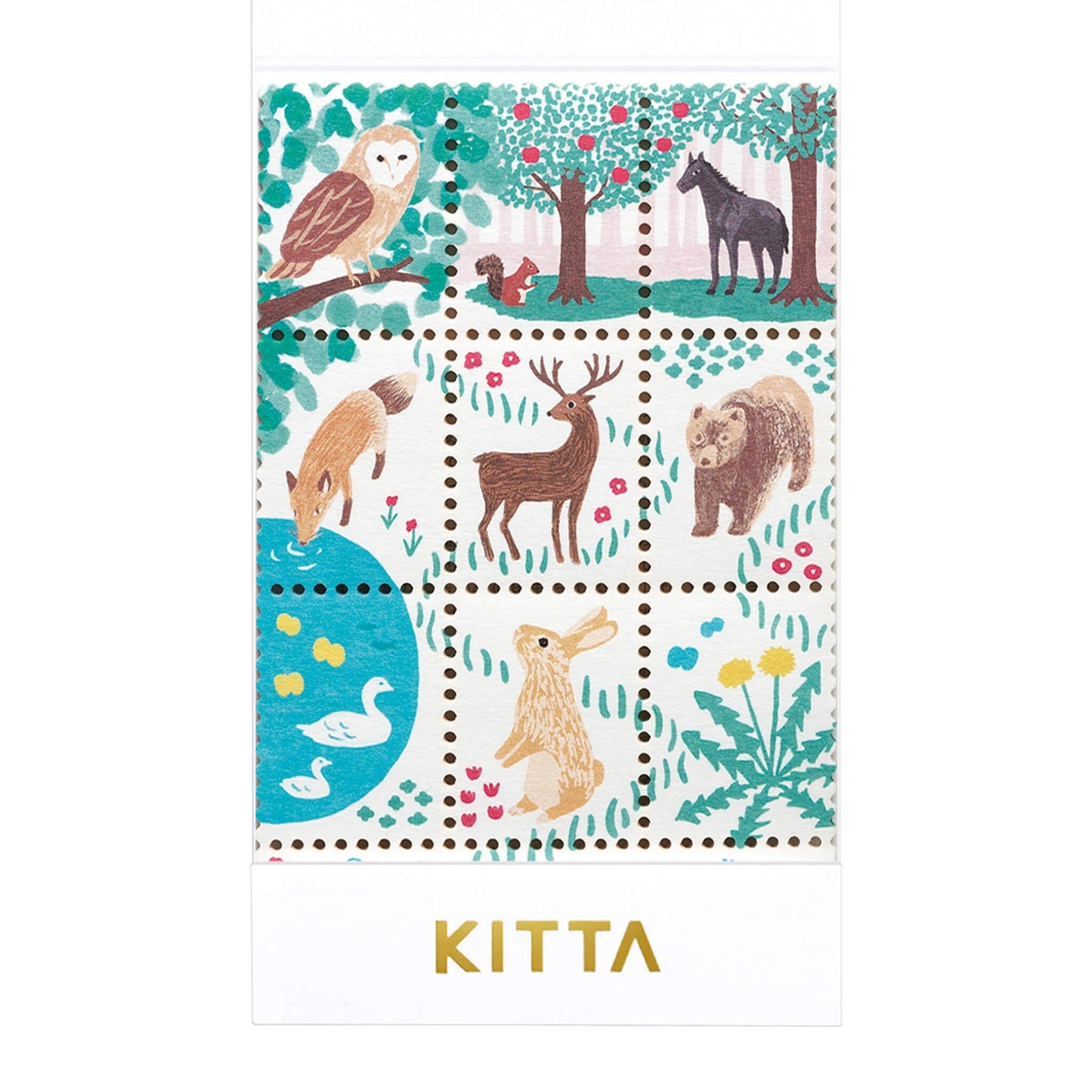 Hitotoki KITTA Special Series Pre-cut Portable Sticker - Animal